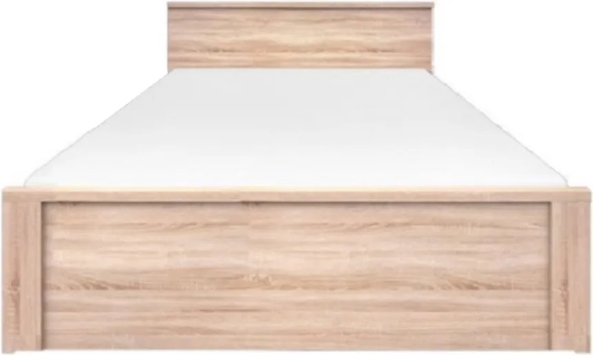 Ágy 140, sonoma tölgy, TOPTY TYP 44