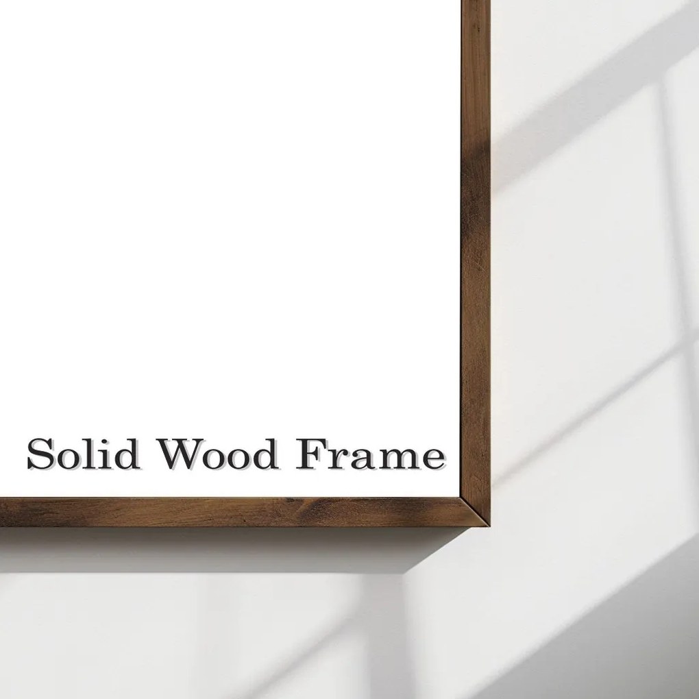HUM075 keretezett MDF falikép, 50 x 70 cm