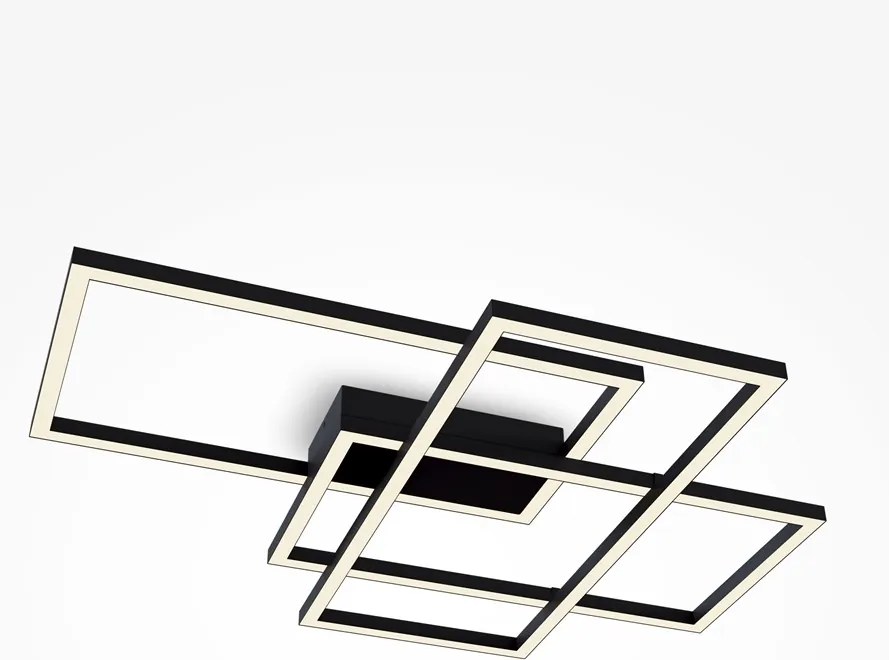 MAYTONI MOD016CL-L80BK Modern LED Mennyezeti Lámpa Fekete LED IP20