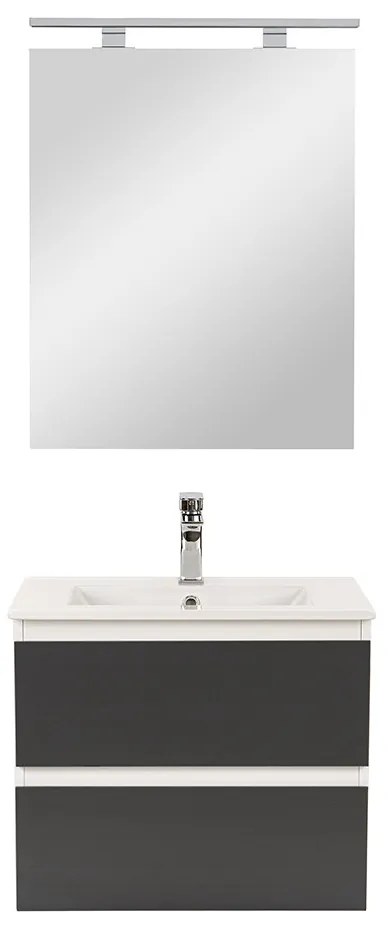 Vario Forte 60 komplett fürdőszoba bútor fehér-antracit
