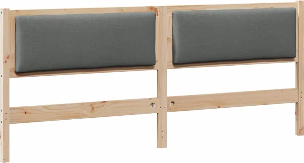 vidaXL Fejtámla Egyéb Barna 200 cm Tömör fenyőfa