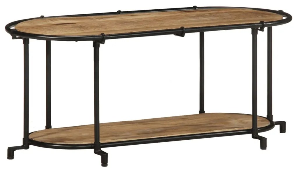 tömör nyers mangófa TV-szekrény 100 x 42 x 40 cm