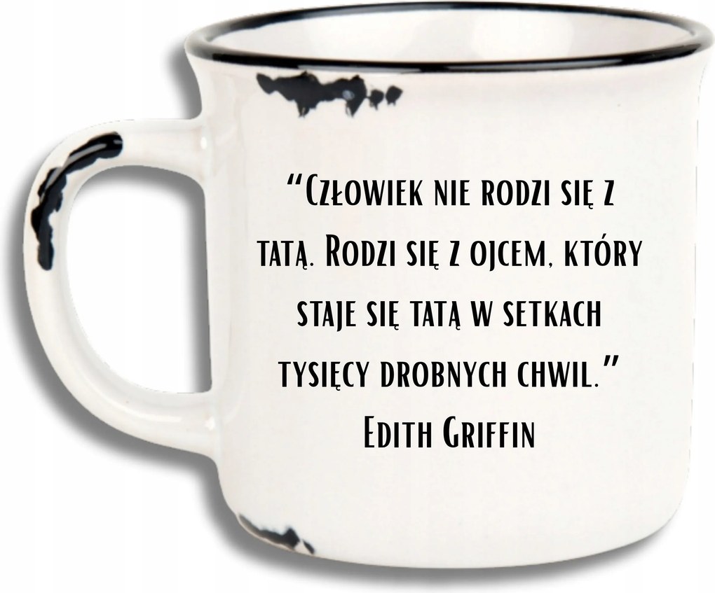 Bögre Fehér Retro Vicces Ajándék Apák Napja Ember Nem Születik