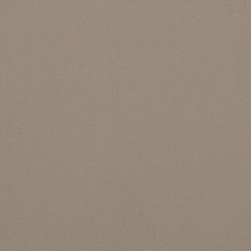 3 db tópszínű szövet raklapkanapé-párna