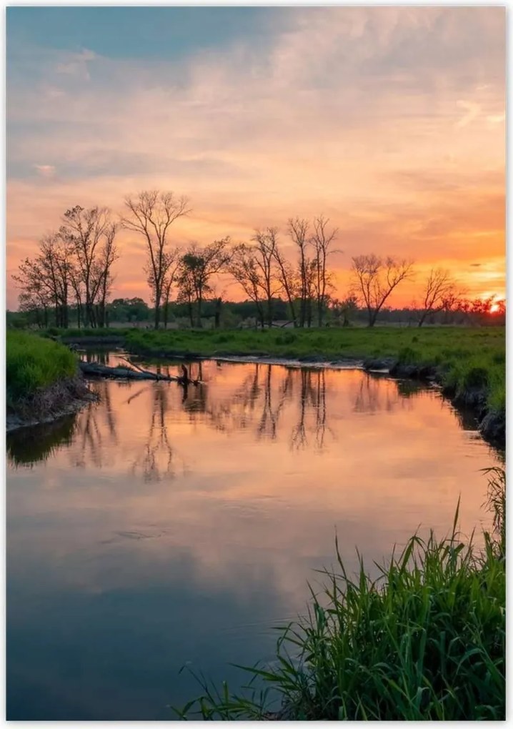 Poszterek 70x100 Folyó rét