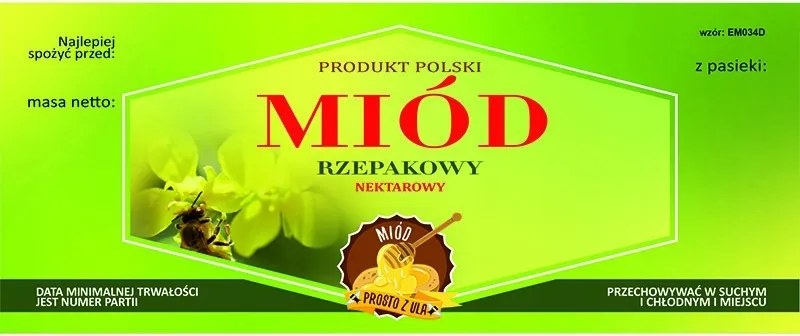 Repce mézcímke EM034 kicsi