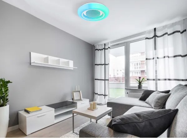Globo 41369-18 - RGBW Dimmelhető mennyezeti lámpa BURRO LED/18W/230V + távirányító