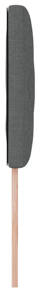 Fejtámla LED -es lámpákkal fejtámlával Szürke 90 cm szövet