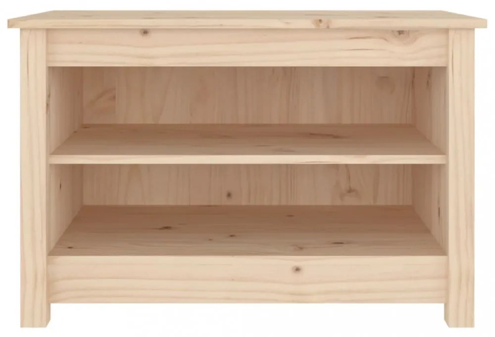 vidaXL tömör fenyőfa cipőtároló pad 70 x 38 x 45,5 cm