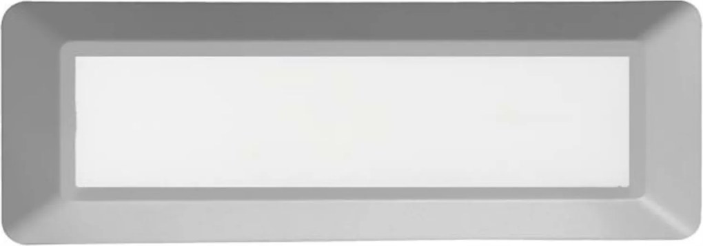 Aca Lighting Led kültéri fali lámpa, négyzet alakú, szürke, 230V Ac, IP65, 4W, 30