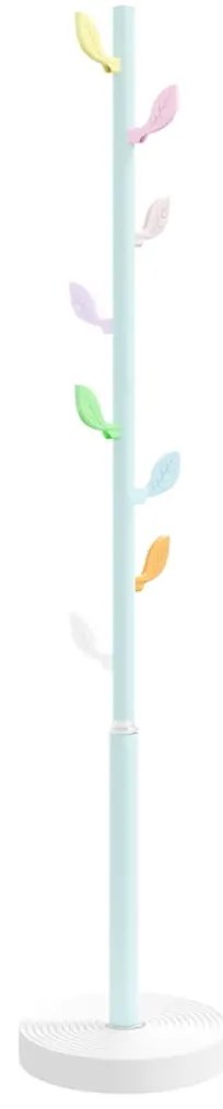 kék porszórt vas ruhafogas 172 cm