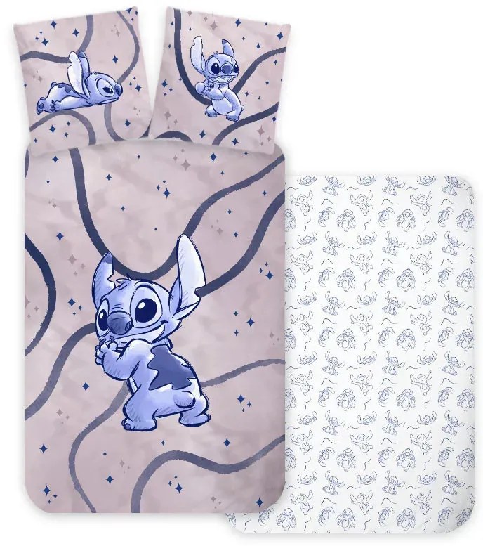 Disney Lilo és Stitch, A csillagkutya ágyneműhuzat 140×200cm, 70×90 cm