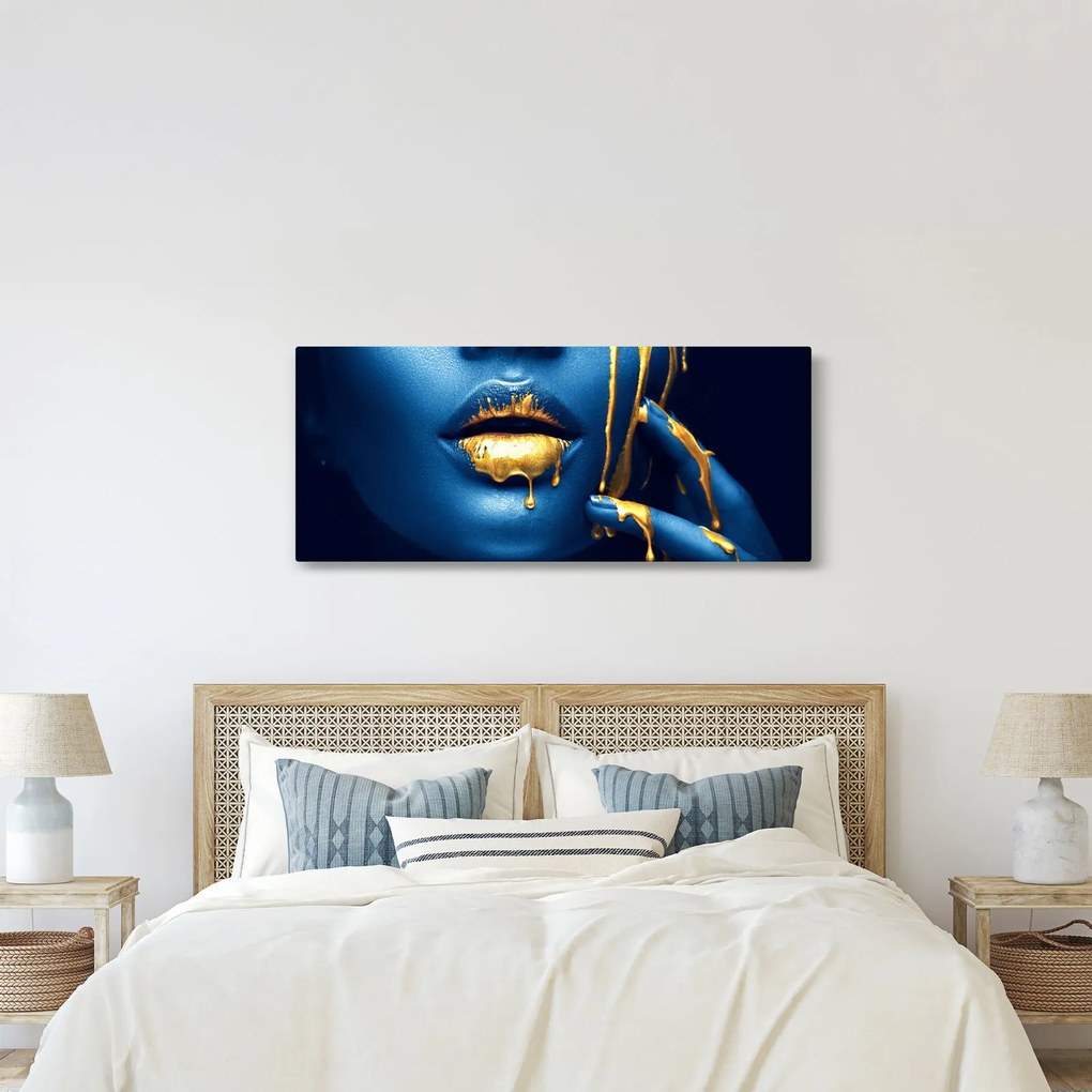 Egy emberi arc kép (120x50 cm)