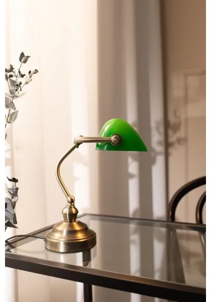 Markslöjd 105930 - Asztali lámpa BANKERS 1xE14/40W/230V