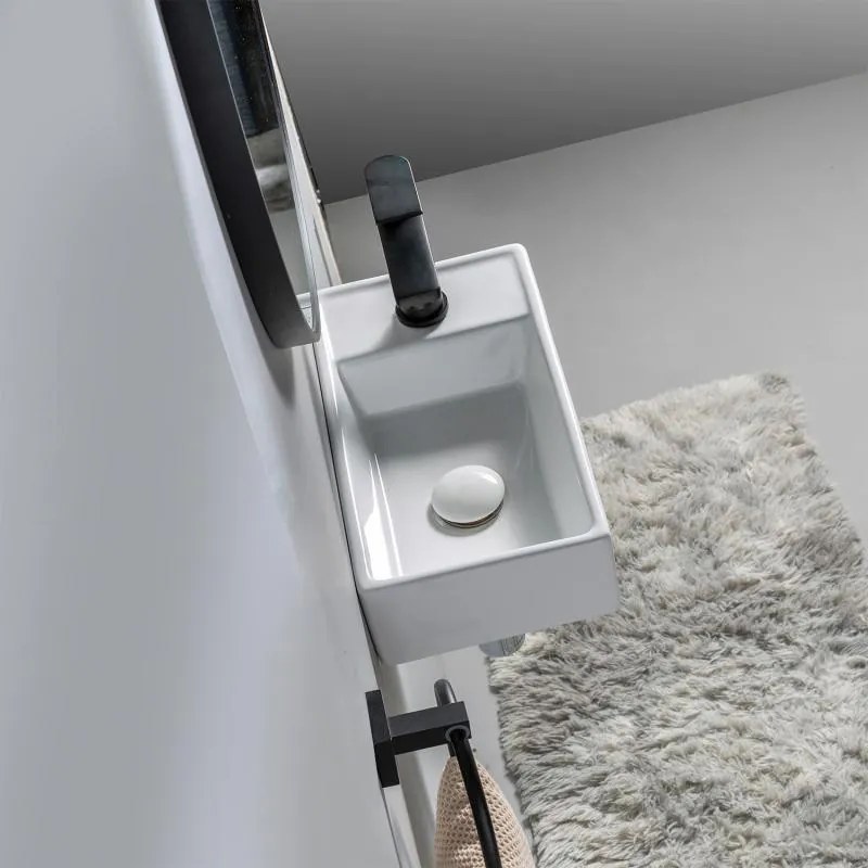 AREZZO design AUSTIN 40x22 jobb oldali mini kézmosó AR-340