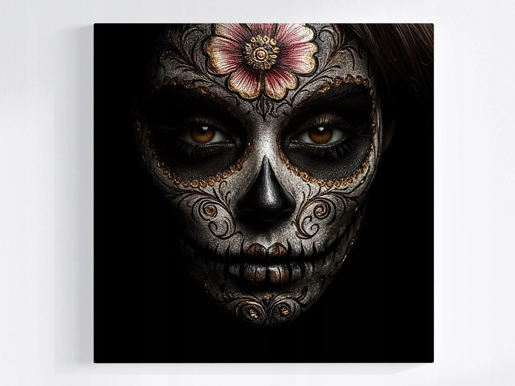 Poszter Halottak Ünnepe Portré Mexikó La Catrina 40x40