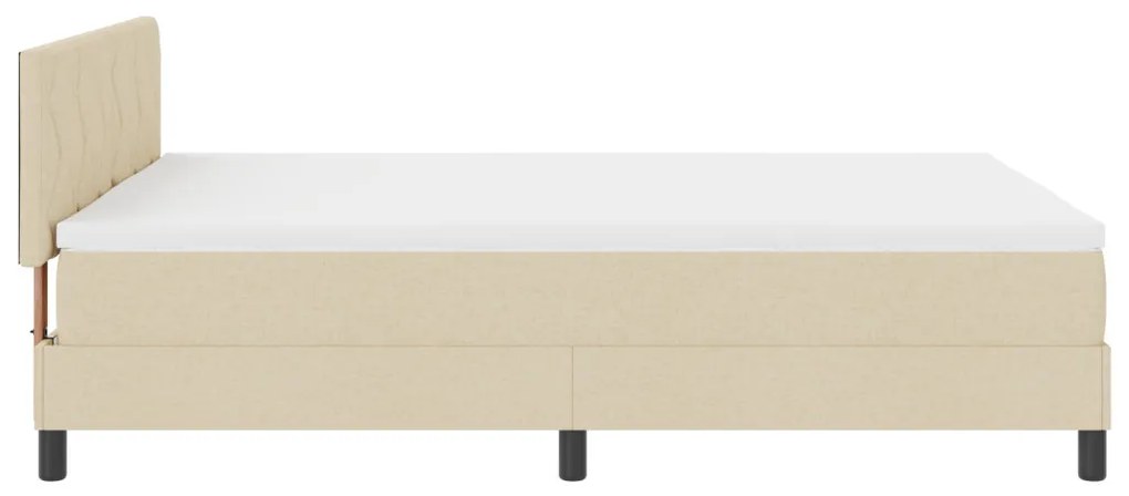 Box Spring ágy matraccal & LED krém 140x200 cm Szövet
