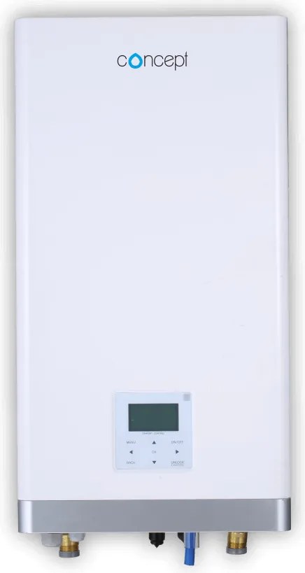 CONCEPT SPLIT levegő-víz hőszivattyú, beltéri, 3kW kieg. fűtés, 400V, 12-16kW-ig