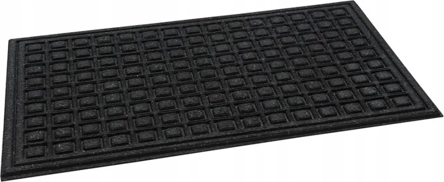 Lábtörlő bemenet|erős |nedvszívó|fekete|40x60
