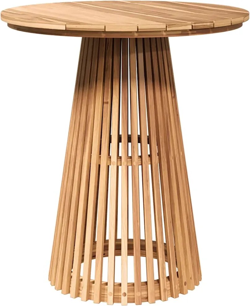 vidaXL Oldal asztal Barna 70 x 70 x 75 cm Tömör Teakfa