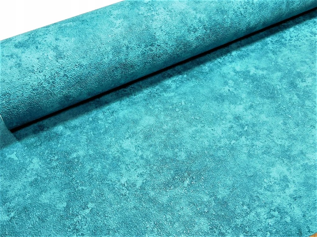 Tapéta Türkiz Vakolat Beton Mosható Tapéta