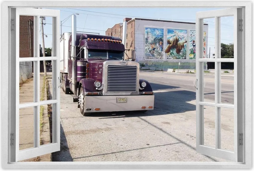 Poszterek 120x80 Amerikai teherautó