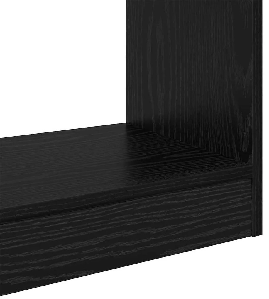 Könyvespolc Musta tammi 40 x 30 x 103 cm Faanyag