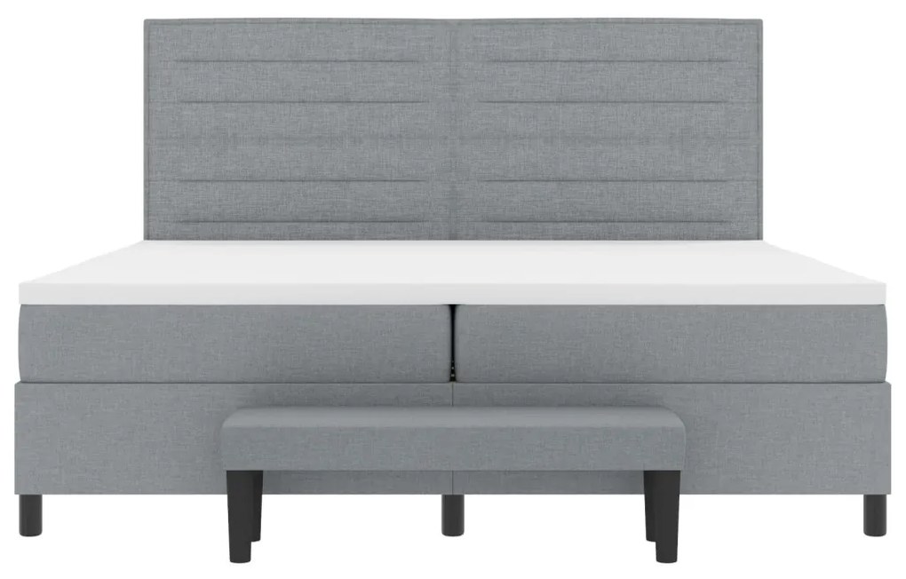 Boxspring ágy matraccal és paddal
