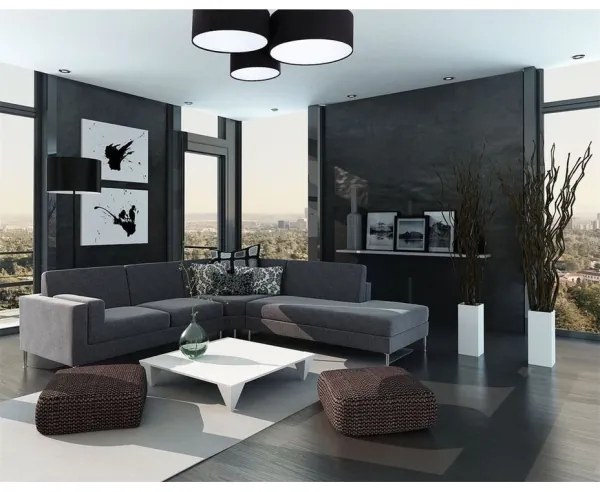 SPACE mennyezeti lámpa 3xE27/60W/230V