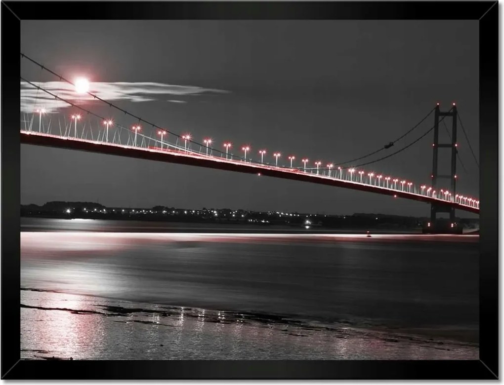 Poszterek keretben 40x30 Piros világítás