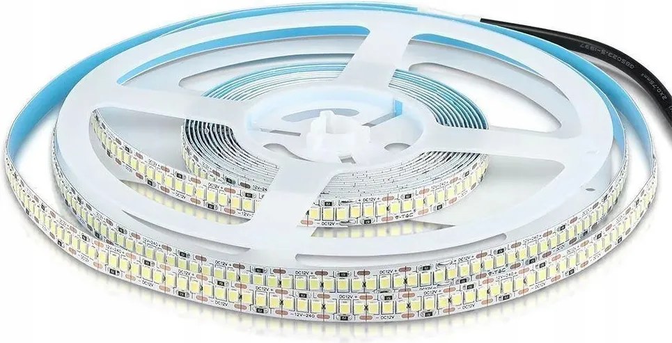 Led szalag 5m 12V meleg fényű 2000lm falra V-tac
