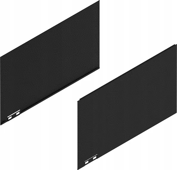 BLUM770F500ASGCZLEGRABOX magasság F(241 mm)hossz=500 mm, jobb+bal fekete