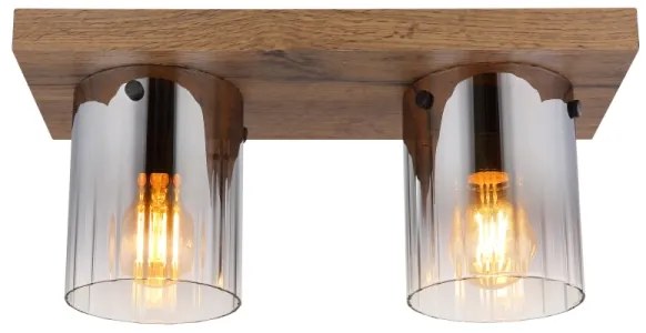 Globo 15915-2 - Mennyezeti lámpa UNDERWOOD 2xE27/40W/230V 16x41 cm