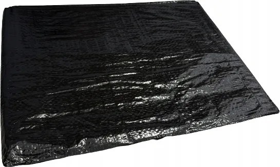 Vízálló ponyva 2 x 3 m fekete Niteo 90 g 1 darab