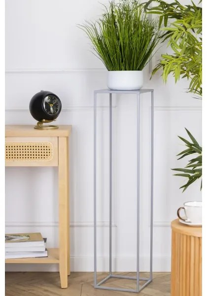 Virágállvány 100x24 cm szürke