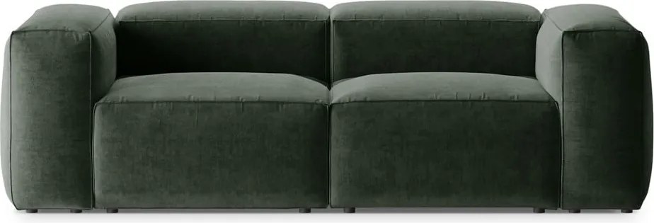 Zöld kanapé 224 cm Bergamo – Cosmopolitan Design