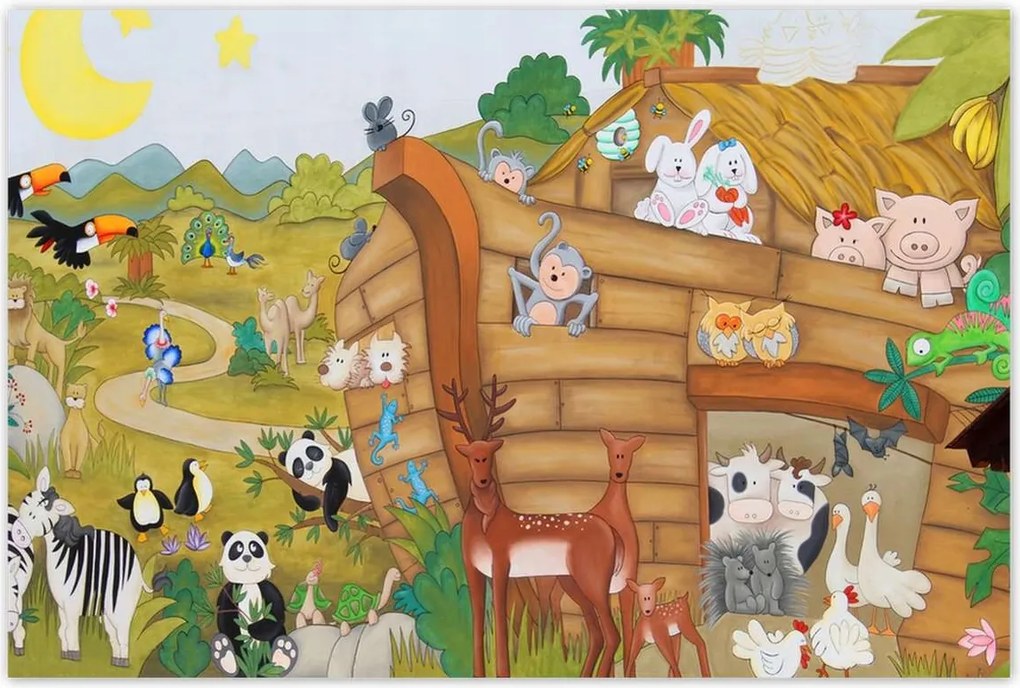 Poszterek 120x80 Noé bárkája Állatok