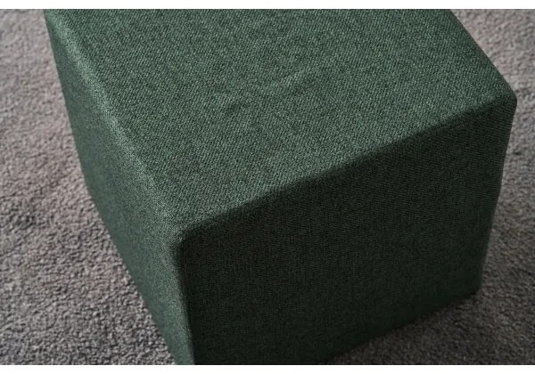 Puff CUBI 40x40 cm zöld
