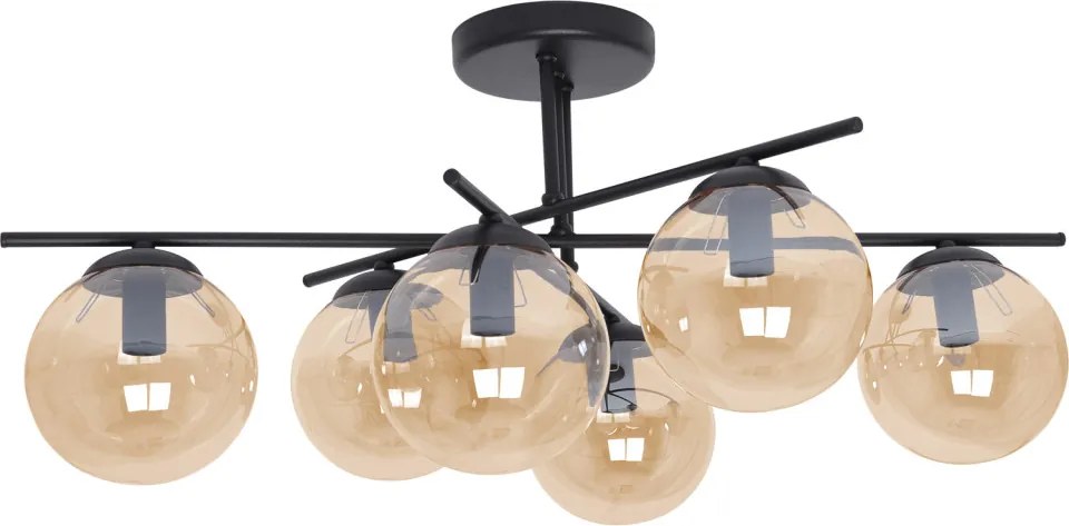 KAJA K-5162 DELTA Mennyezeti Csillár Sárga E14 IP20