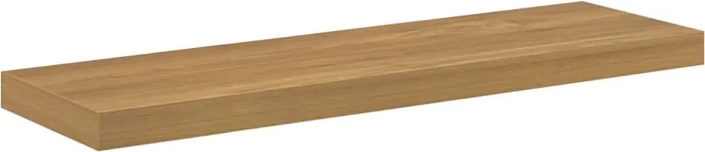 vidaXL Falpolc Falra szerelhető Barna 80 x 23,5 x 4 cm Faanyag
