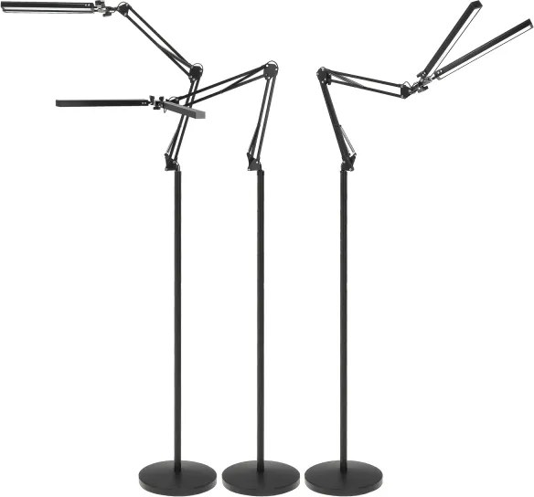 Brilagi - VARIO dimmelhető flexibilis LED állólámpa 14W/5V 157 cm fekete
