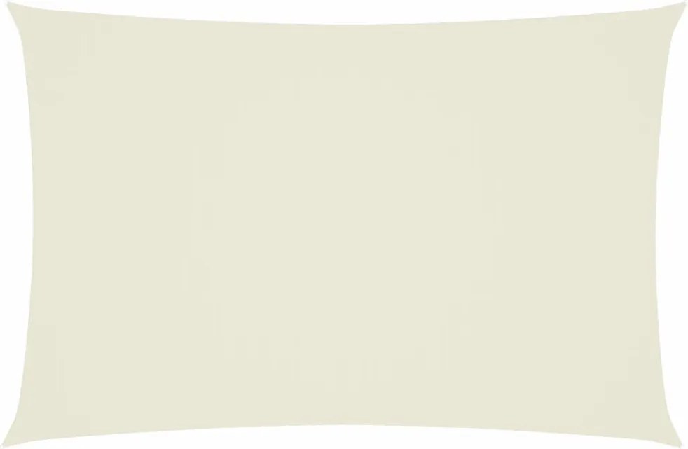 vidaXL négyszögletes, krémszínű oxford szövet napvitorla 2 x 4 m