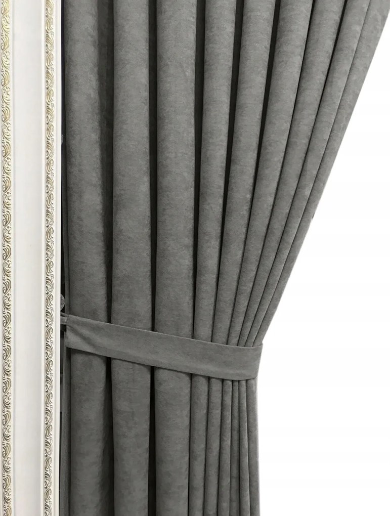 Függöny Velvet Milan Szürke méretre szabva