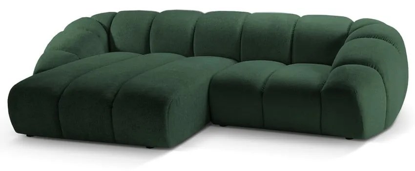 Zöld sarokkanapé (bal oldali) Diana – Micadoni