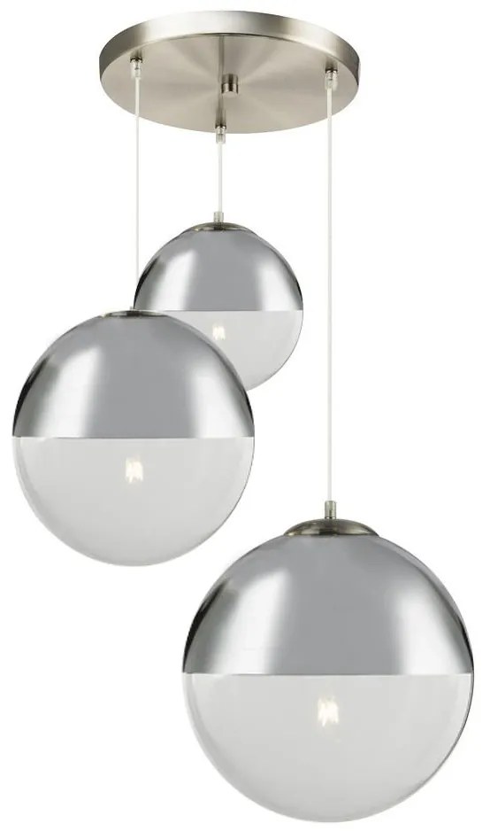 GLOBO 15851-3 - Csillár zsinóron VARUS 3xE27/40W/230V