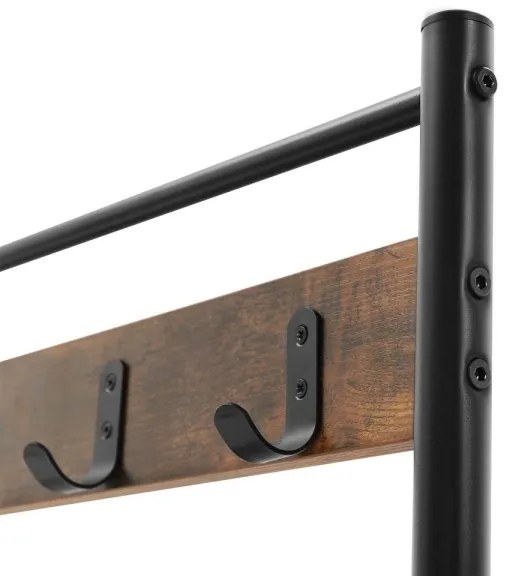 Álló fogas NAVOR barna/fekete