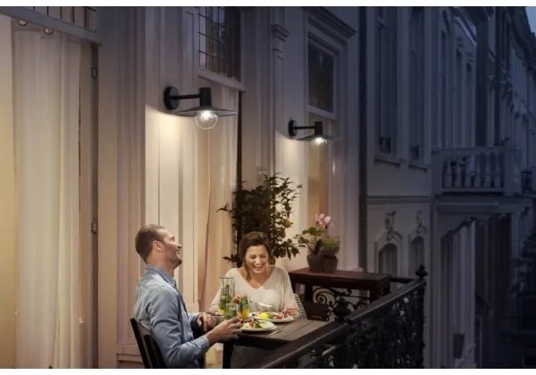 Philips 17382/30/PN - Kültéri lámpa MYGARDEN SKUA 1xE27/42W/230V IP44