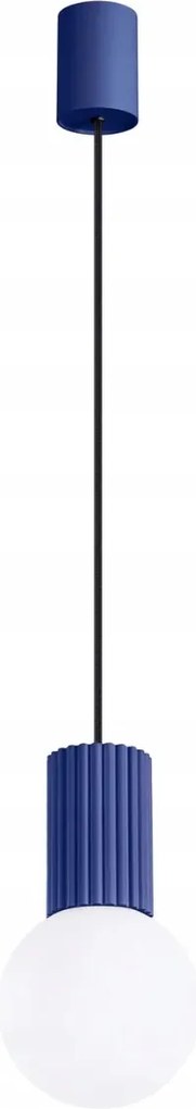 Sollux Lighting Függő lámpa Halo Ultramarin 1xG9 8W Üveggömb