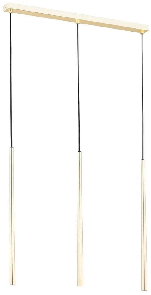 Csillár zsinóron CARMEN 3xG9/40W/230V arany