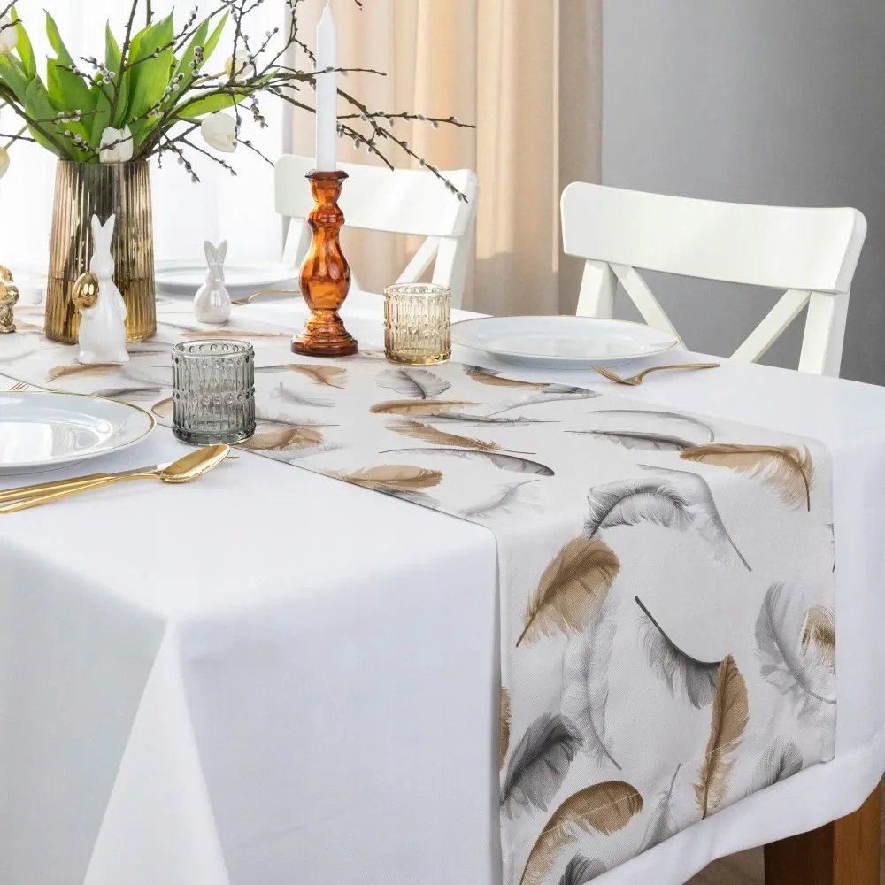 Abrosz Fehér Téglalap Alakú, Foltálló, Lengyel Termék 120 szélesség x 320